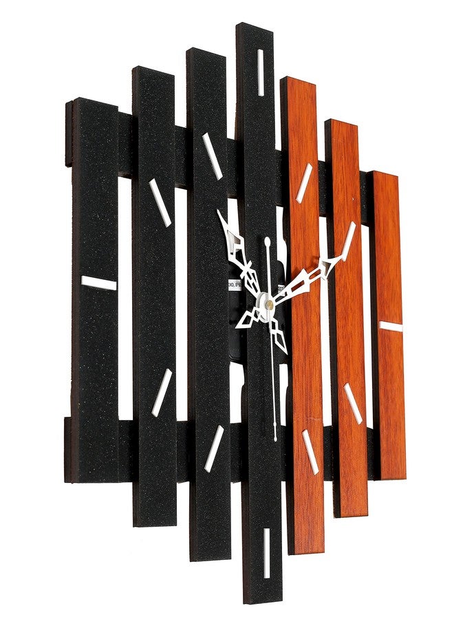 Unique Craft 3D Wooden Wall Clock Antique Design for Living Room, Bedroom Wall, Home and Office - Brown - MD_UNQ-024 - Image 2